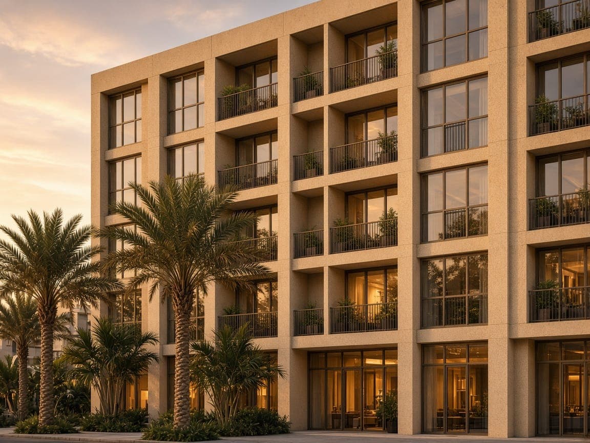 Al Safa boutique hotel, Dubai — ARCVIEW aluminium windows and doors