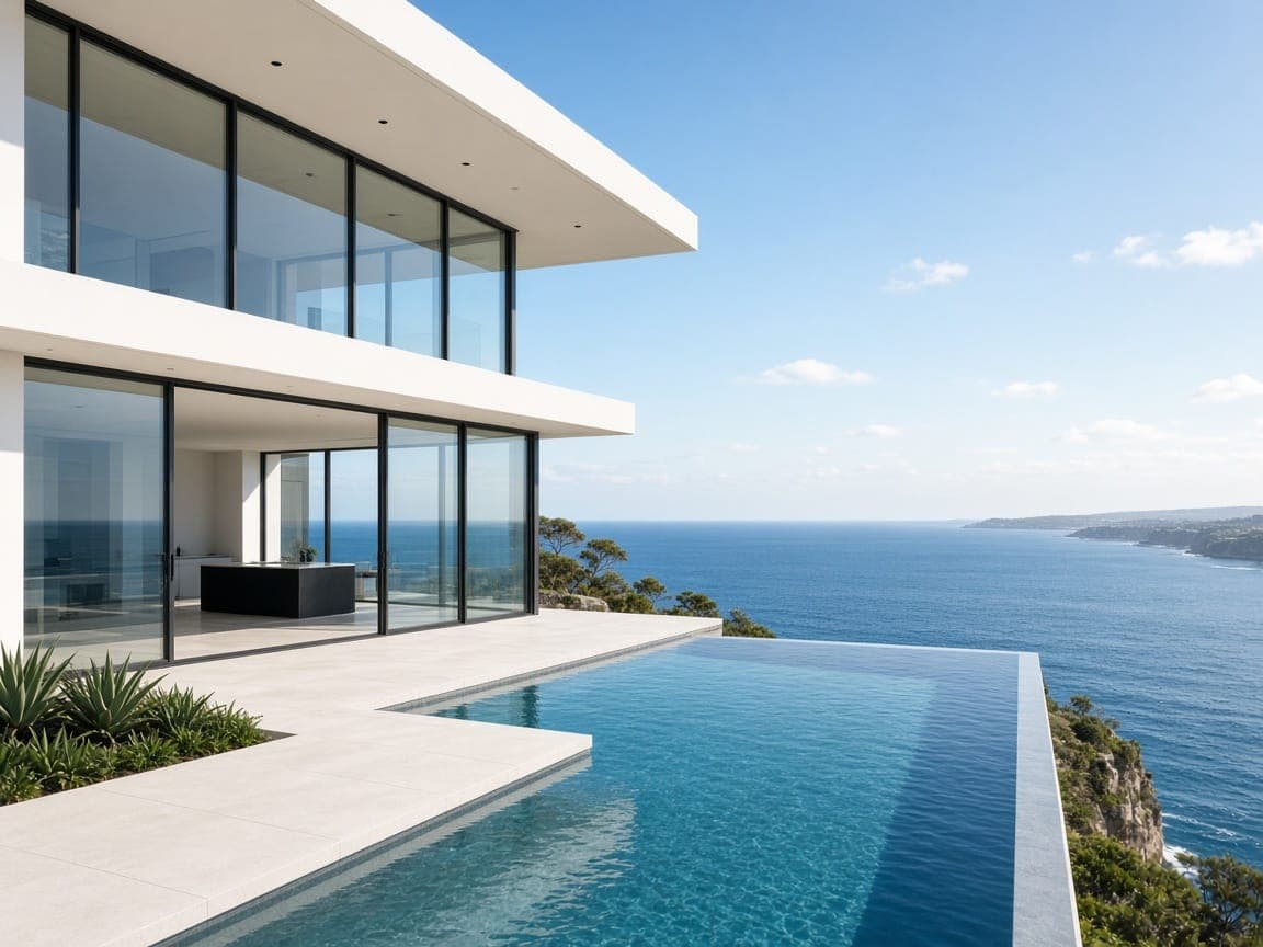 Clifftop residence, Northern Beaches, Sydney — ARCVIEW aluminium windows and doors